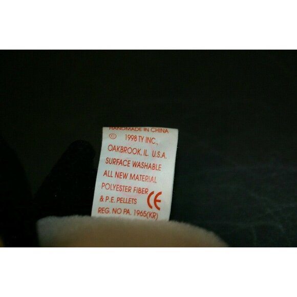 TY Beanie Baby Rocket Blue Jay Bird 1998 errors rare 4202 - Picture 9 of 10